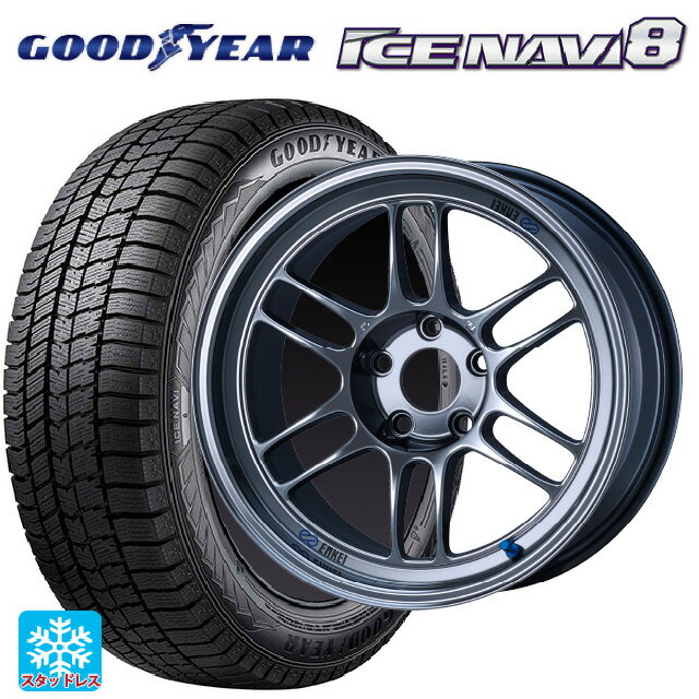 2024年製 245/50R18 100Q XL グッドイヤー アイスナビ8 エンケイ レーシング RPF1 SBC 18-8.5J 国産車用 スタッドレスタイヤホイール4本セット