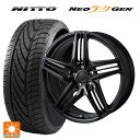 215/35R19 85W XL ニットー NEOテクGEN ジャパン三陽 グラミック LX S サテンブラック 19-8J 国産車用 サマータイヤホイール4本セット