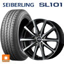 205/65R15 94S セイバーリング セイバーリング SL101(ブリヂストン工場生産) # エムアイディー MIDホイール V25 ブラックポリッシュ 15-6J 国産車用 サマータイヤホイール4本セット