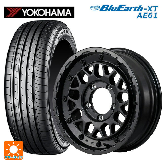 215/70R16 100H ヨコハマ ブルーアースXT AE61 エムアイディー ナイトロパワー M29 スティンガー バレルブラック 16-6J 国産車用 サマータイヤホイール4本セットのサムネイル