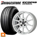 195/65R15 91H ブリヂストン エコピア EP001S 正規品 ワーク エムシーオー レーシング タイプシーエス WHT 15-6.5J 国産車用 サマータイヤホイール4本セット