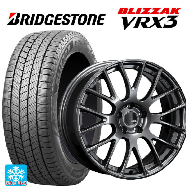 235/45R17 94Q ブリヂストン ブリザック VRX3 正規品 # タナベ SSR GTV04 METALLIC GRAY 17-7J 国産車用 スタッドレスタイヤホイール4本セット