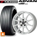 トヨタ ヴェルファイア(30系)用 225/60R17 99H ヨコハマ アドバンデシベル V553 正規品 ワーク エムシーオー レーシング タイプシーエス WHT 新品サマータイヤホイール 4本セット