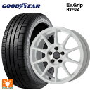 【10/27 10:59迄 全品P5倍&クーポン】175/55R15 77V グッドイヤー エフィシェントグリップ RVF02 ワーク エムシーオー レーシング タイプシーエス WHT 15-6.5J 国産車用 サマータイヤホイール4本セット