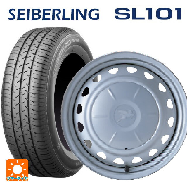 185/65R15 88S セイバーリング セイバーリング SL101(ブリヂストン工場生産） ウェッズ キャロウィン PS602 スチール(シルバー) 15-6J 国産車用 サマータイヤホイール4本セット