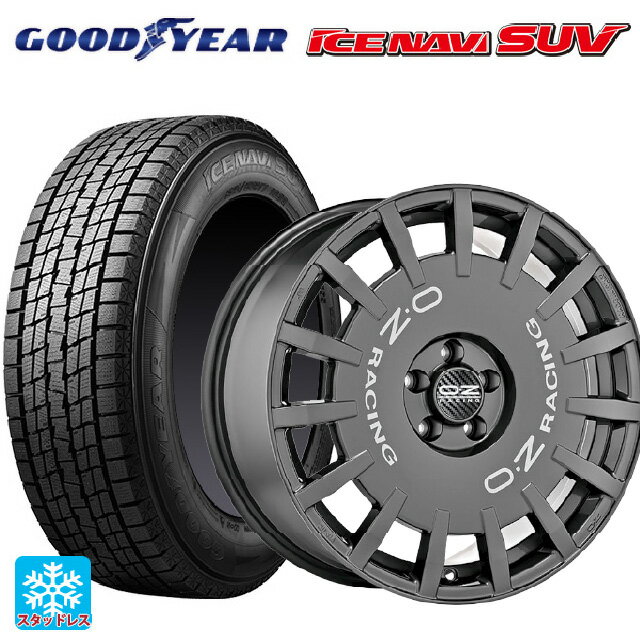 スバル レガシィアウトバック(BS系)用 225/65R17 102Q グッドイヤー アイスナビ SUV # オーゼット レーシング ラリーレーシング DG 新品スタッドレスタイヤホイール 4本セット