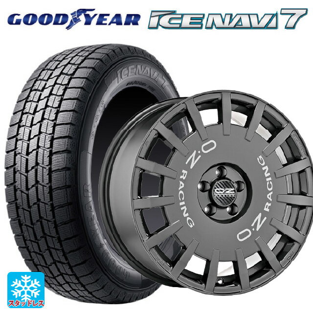 2023年製 215/45R17 87Q グッドイヤー アイスナビ7(数量限定) # オーゼット レーシング ラリーレーシング DG 17-7J 国産車用 スタッドレスタイヤホイール4本セット