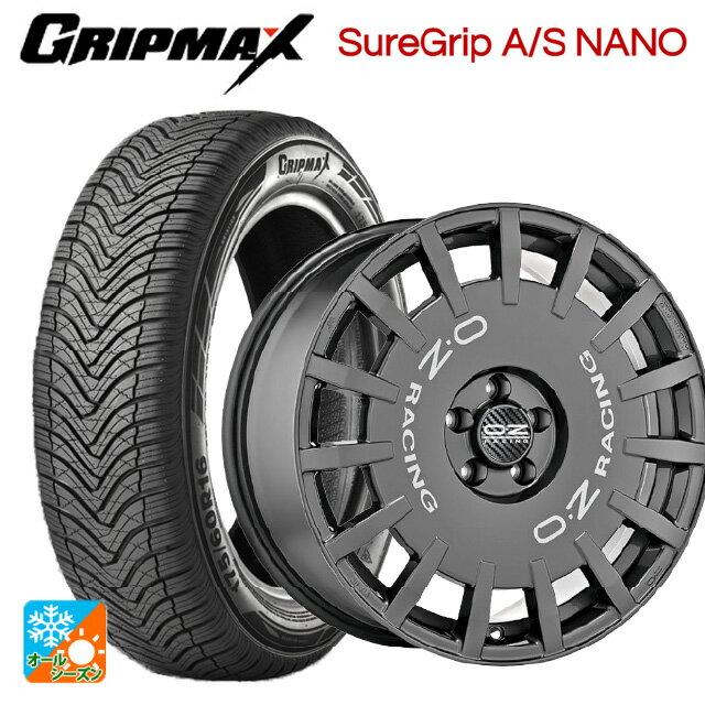 トヨタ プリウス(60系)用 195/60R17 90H グリップマックス シュアグリップ A/S ナノ ブラックレター オ..