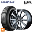 ミツビシ デリカD5(3DA系)用 225/60R18 100H グッドイヤー エフィシェントグリップSUV HP01 エムアイディー MIDホイール G10 メタリックグレー 新品サマータイヤホイール 4本セット