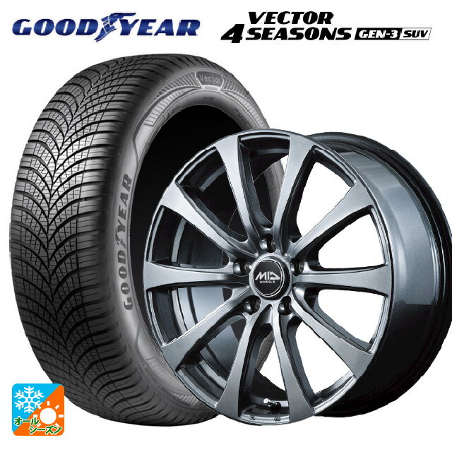 トヨタ アルファード(30系)用 225/60R17 103V XL グッドイヤー ベクター4シーズンズ ジェン3 SUV # エ..