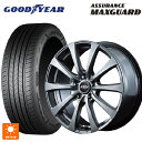 195/50R16 84V グッドイヤー アシュアランス マックスガード エムアイディー MIDホイール G10 メタリックグレー 16-6J 国産車用 サマータイヤホイール4本セット