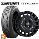 215/70R16 100H ブリヂストン アレンザLX100 正規品 オーゼット レーシング ラリーレーシング マットブラック 16-7J 国産車用 サマータイヤホイール4本セット