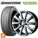 145/80R13 75S ブリヂストン エコピア NH200C 正規品 # ウェッズ ジョーカー スマッシュ メタリックシルバー 13-4J 国産車用 サマータイヤホイール4本セット