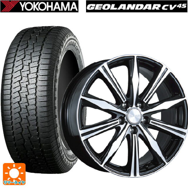 235/70R16 106H ヨコハマ ジオランダー CV G058 正規品 ブリヂストン バルミナ K10 B/N 16-6.5J 国産車用 サマータイヤホイール4本セット