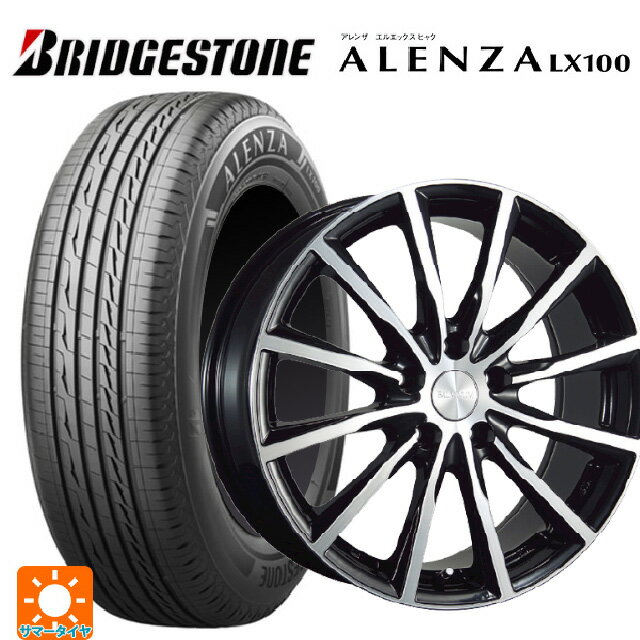 215/70R16 100H ブリヂストン アレンザLX100 正規品 ブリヂストン バルミナ A12 B/N 16-6.5J 国産車用 サマータイヤホイール4本セット