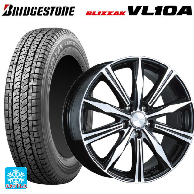 2025年製 155/80R14 88/86N ブリヂストン ブリザック VL10A 正規品 # ブリヂストン バルミナ K10 B/N 14-5.5J 国産車用 スタッドレスタイヤホイール4本セット