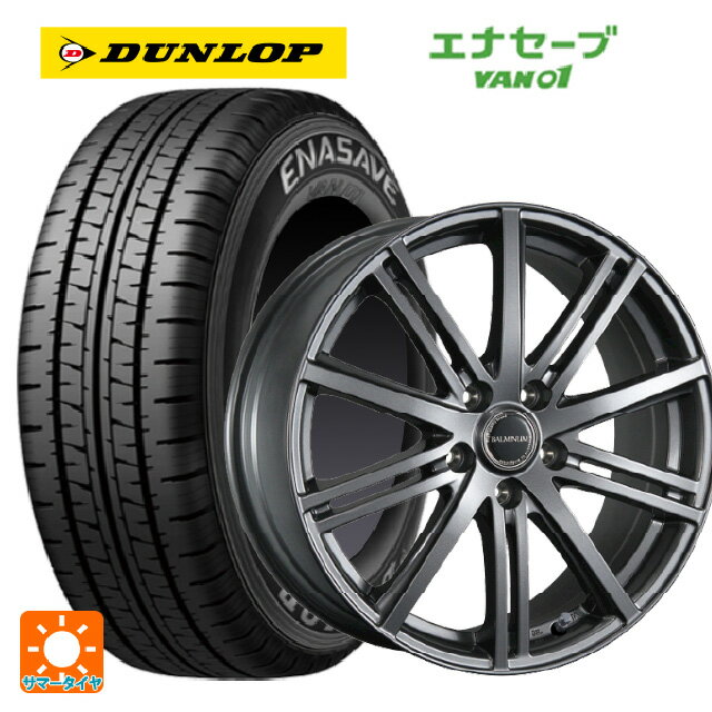 145R12 6PR ダンロップ エナセーブ VAN01 ブリヂストン バルミナ BR10 GM 12-4J 国産車用 サマータイヤホイール4本セット