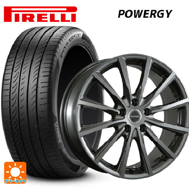 215/45R17 91W XL ピレリ パワジー 正規品 ブリヂストン バルミナ AR12 GM2 17-7J 国産車用 サマータイヤホイール4本セット