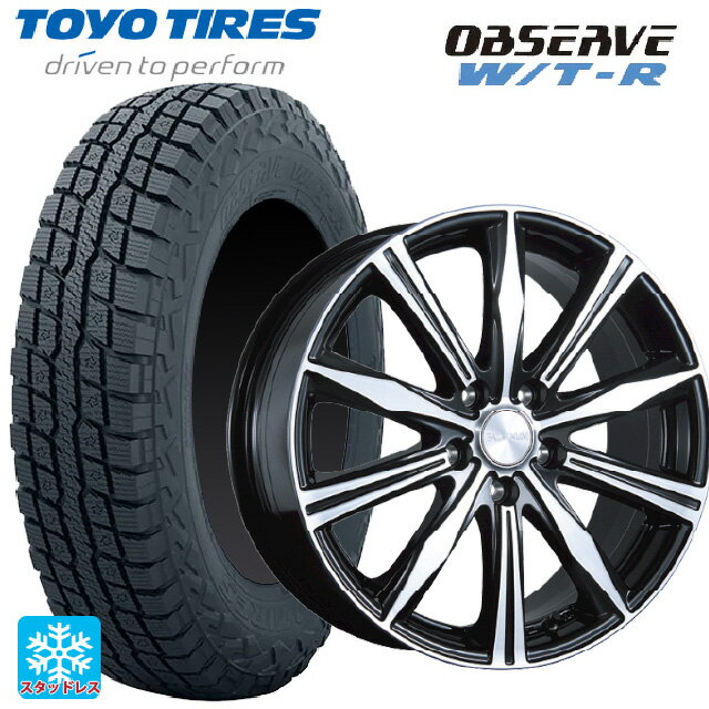 235/70R16 106Q トーヨー オブザーブ W/T-R ブリヂストン バルミナ K10 B/N 16-6.5J 国産車用 スタッドレスタイヤホイール4本セット