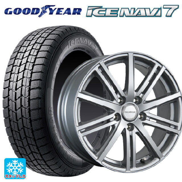 2025年製 165/65R14 79Q グッドイヤー アイスナビ7(数量限定) # ブリヂストン バルミナ BR10 S 14-4.5J 国産車用 スタッドレスタイヤホイール4本セット