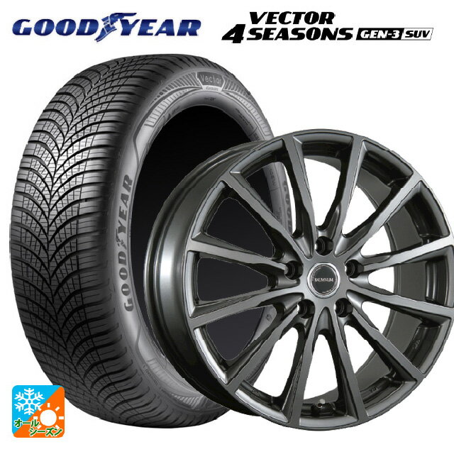 トヨタ アルファード(30系)用 235/50R18 101W XL グッドイヤー ベクター4シーズンズ ジェン3 SUV ブリ..