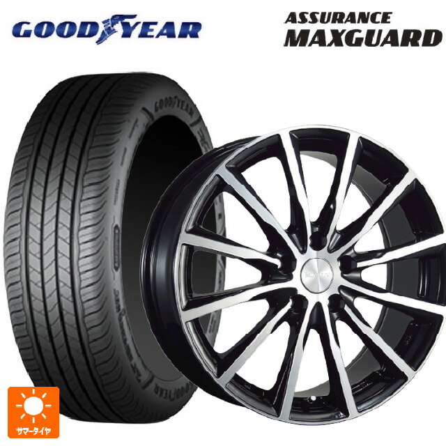 205/55R16 91V グッドイヤー アシュアランス マックスガード ブリヂストン バルミナ A12 B/N 16-6.5J 国産車用 サマータイヤホイール4本セット