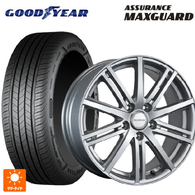 205/55R16 91V グッドイヤー アシュアランス マックスガード ブリヂストン バルミナ BR10 S 16-6.5J 国産車用 サマータイヤホイール4本セット