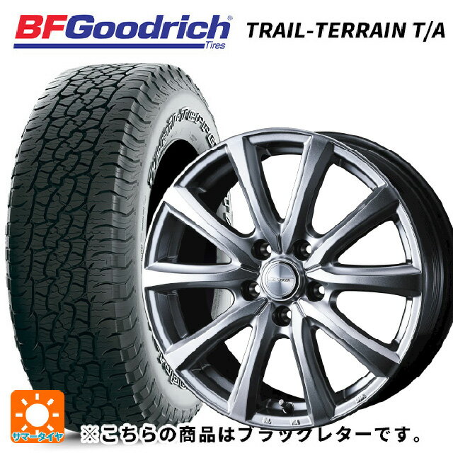 トヨタ クラウンエステート(AZSH38/39)用 235/60R18 107H XL BFグッドリッチ トレイルテレーン T/A ブラックレター 正規品 ウェッズ ジョーカー スマッシュ メタリックシルバー 新品サマータイヤホイール 4本セット