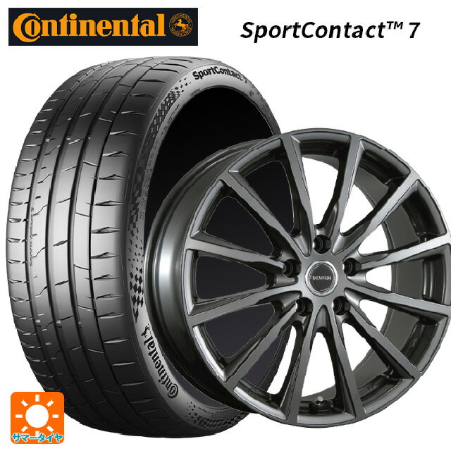 225/40R19 93Y XL コンチネンタル スポーツコンタクト 7 正規品 ブリヂストン バルミナ AR12 GM2 19-7.5J 国産車用 サマータイヤホイール4本セット