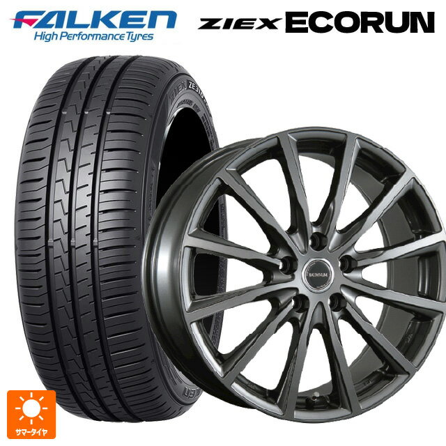 195/65R15 91V ファルケン ZE310R エコラン ブリヂストン バルミナ AR12 GM2 15-6J 国産車用 サマータイヤホイール4本セット