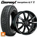 145/80R12 80/78N グリップマックス インセプション A/T2 ホワイトレター ブリヂストン バルミナ LS10 B 12-3.5J 国産車用 サマータイヤホイール4本セット