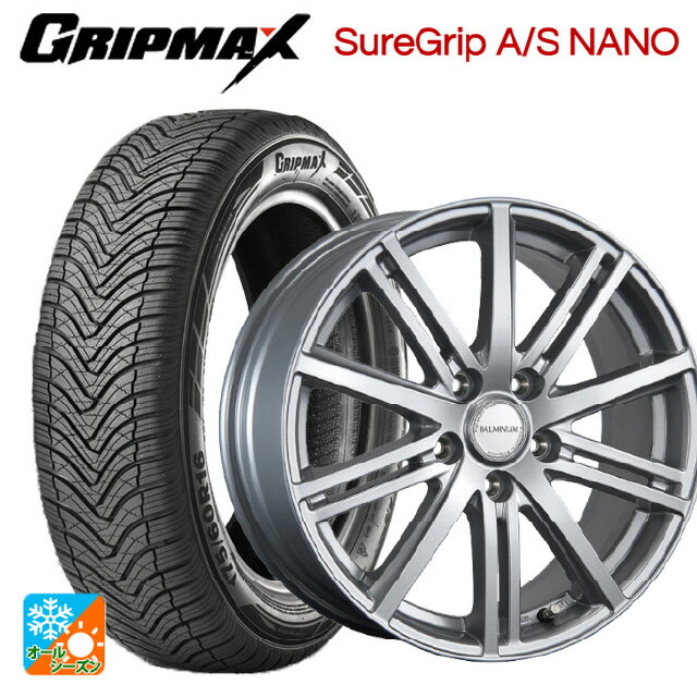 165/65R15 81H グリップマックス シュアグリップ A/S ナノ ブラックレター ブリヂストン バルミナ BR10..