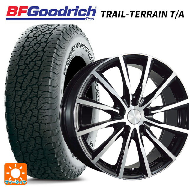 225/65R17 102T BFグッドリッチ トレイルテレーン T/A ホワイトレター 正規品 ブリヂストン バルミナ A12 B/N 17-7J 国産車用 サマータイヤホイール4本セット