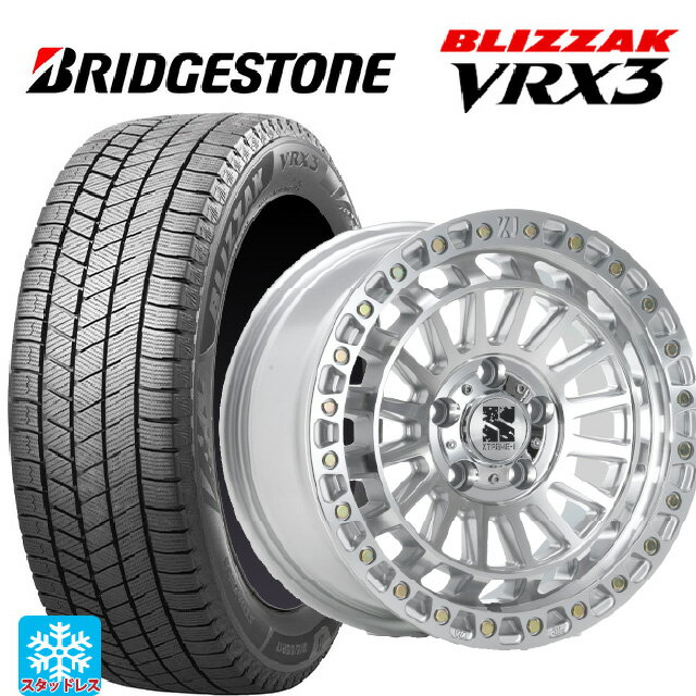 245/40R18 93Q ブリヂストン ブリザック VRX3 正規品 # エムエルジェイ エクストリームJ XJ08 グロスマシンド 18-8J 国産車用 スタッドレスタイヤホイール4本セット