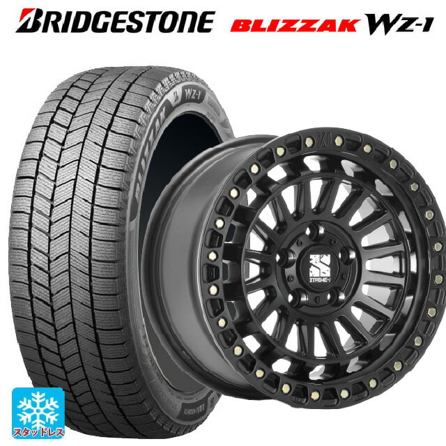 2025年製 265/65R17 112Q ブリヂストン ブリザック WZ1 正規品 # エムエルジェイ エクストリームJ XJ08 サテンブラック 17-8J 国産車用 スタッドレスタイヤホイール4本セット