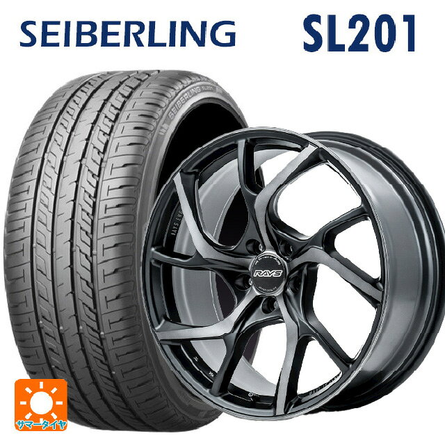 225/40R19 89W セイバーリング セイバーリング SL201(ブリヂストン工場生産） レイズ VMF C 01 プレミアム PH 19-8J 国産車用 サマータイヤホイール4本セット