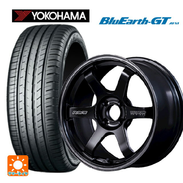 185/55R16 83V ヨコハマ ブルーアースGT AE51 レイズ ボルクレーシング TE37 ソニックSL PH 16-6J 国産車用 サマータイヤホイール4本セット
