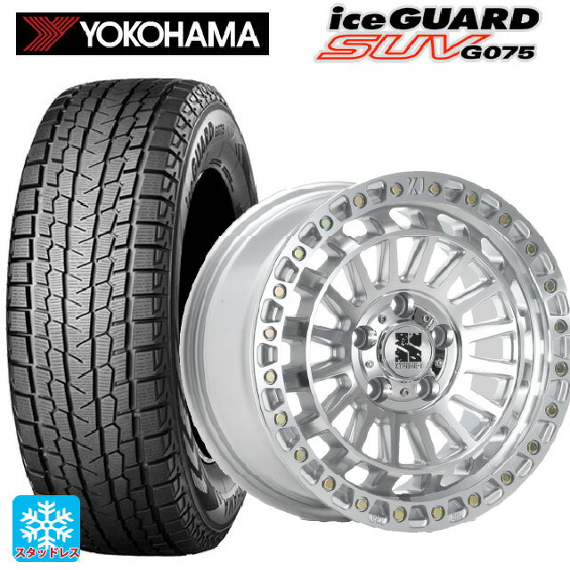 2025年製 215/65R16 109/107Q ヨコハマ アイスガードSUV G075 # エムエルジェイ エクストリームJ XJ08 グロスマシンド 16-6J 国産車用 スタッドレスタイヤホイール4本セット