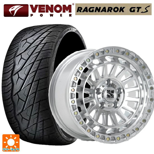 265/70R17 115S ヴェノムパワー テラハンター XT2 ホワイトレター エムエルジェイ エクストリームJ XJ08 グロスマシンド 17-8J 国産車用 サマータイヤホイール4本セット(2)