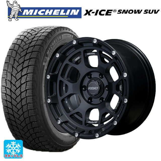 トヨタ ランドクルーザープラド(150系)用 2024年製 265/60R18 110T ミシュラン 正規品 エックスアイス スノー SUV レイズ チームデイトナ M6 BPL 新品スタッドレスタイヤホイール 4本セット