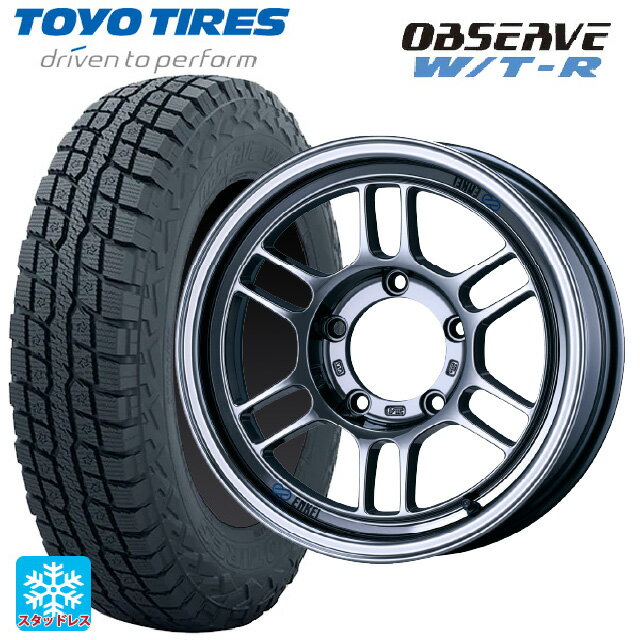 スズキ ジムニーシエラ(74系)用 235/70R16 106Q トーヨー オブザーブ W/T-R エンケイ オールロード RPT1 SBC 新品スタッドレスタイヤホイール 5本セット