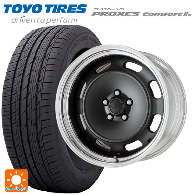【6/20限定 全品P5倍＆クーポン】205/50R17 89V トーヨー プロクセス　コンフォート2S ワーク シーカー DT MBL 17-7J 国産車用 サマータイヤホイール4本セット