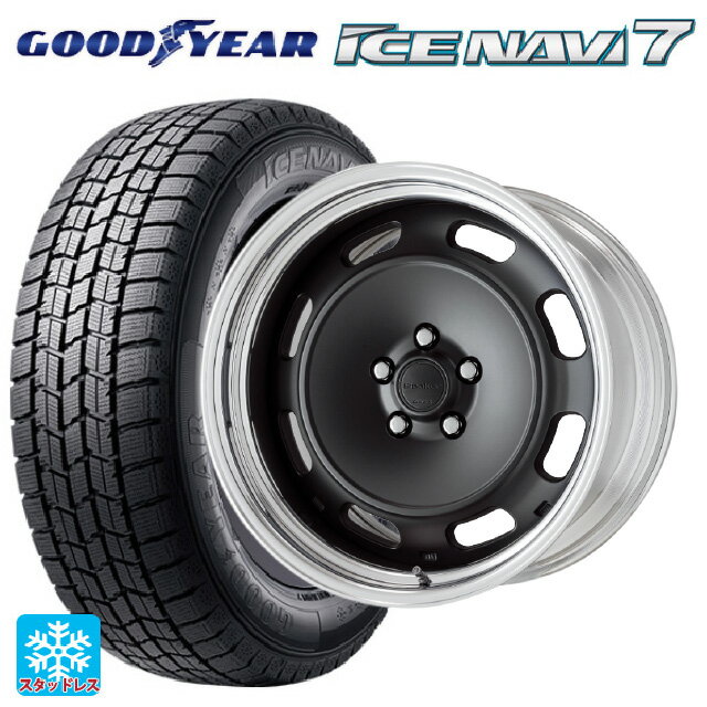 215/50R17 91Q グッドイヤー アイスナビ7(数量限定) # ワーク シーカー DT MBL 17-7J 国産車用 スタッドレスタイヤホイール4本セット