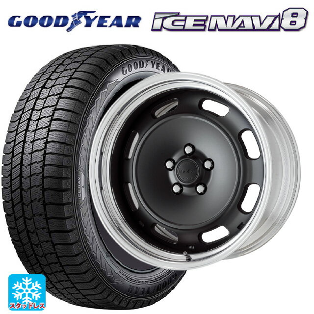 2024年製 225/55R18 98Q グッドイヤー アイスナビ8 # ワーク シーカー DT MBL 18-8J 国産車用 スタッドレスタイヤホイール4本セット