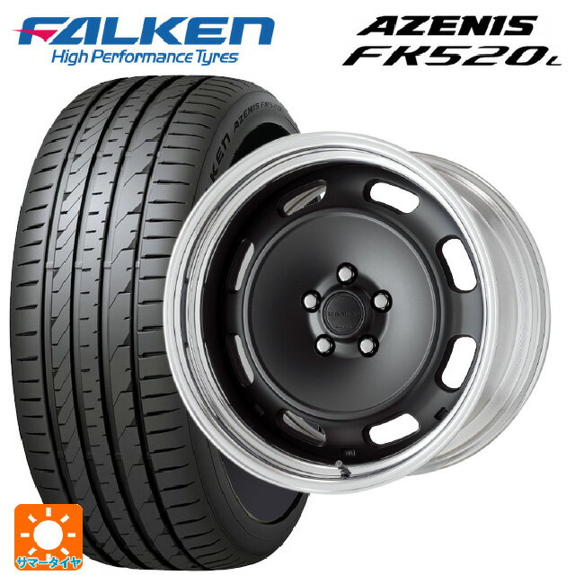 【6/22 20時〜 全品P5倍＆クーポン】245/40R18 97Y XL ファルケン アゼニス FK520L ワーク シーカー DT MBL 18-8.5J 国産車用 サマータイヤホイール4本セット