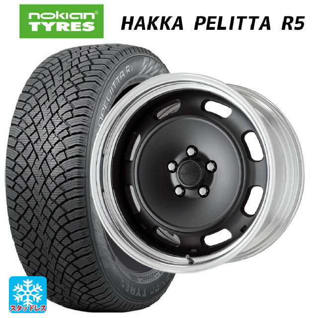 【6/11 1:59迄 全品ポイント5倍】225/50R18 99R XL ノキアン ハッカペリッタR5 ワーク シーカー DT MBL 18-8J 国産車用 スタッドレスタイヤホイール4本セット