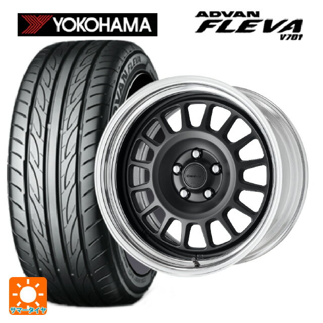 215/45R18 93W XL ヨコハマ アドバン フレバ V701 正規品 # ワーク シーカー FD MBL 18-7.5J 国産車用 サマータイヤホイール4本セット