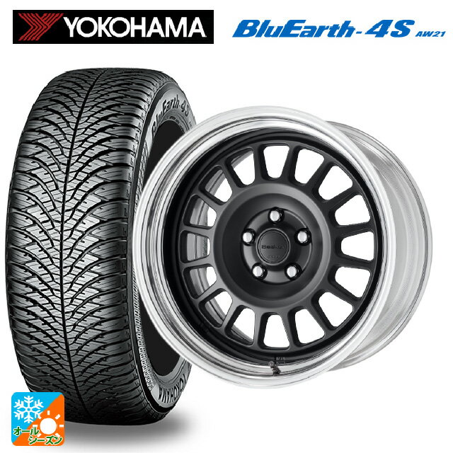 235/45R18 98Y XL ヨコハマ ブルーアース4S AW21 ワーク シーカー FD MBL 18-7.5J 国産車用 オールシーズンタイヤホイール4本セット