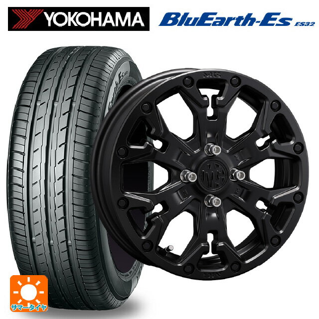 【6/15〜16限定 全品P5倍＆クーポン】165/60R14 75T ヨコハマ ブルーアースEs ES32 # クリムソン MG ゴーレム ジュニア マットブラック 14-4.5J 国産車用 サマータイヤホイール4本セット