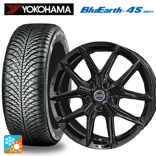 トヨタ ヴェルファイア(40系)用 225/65R17 106V XL ヨコハマ ブルーアース4S AW21 共豊 スマック アイ..